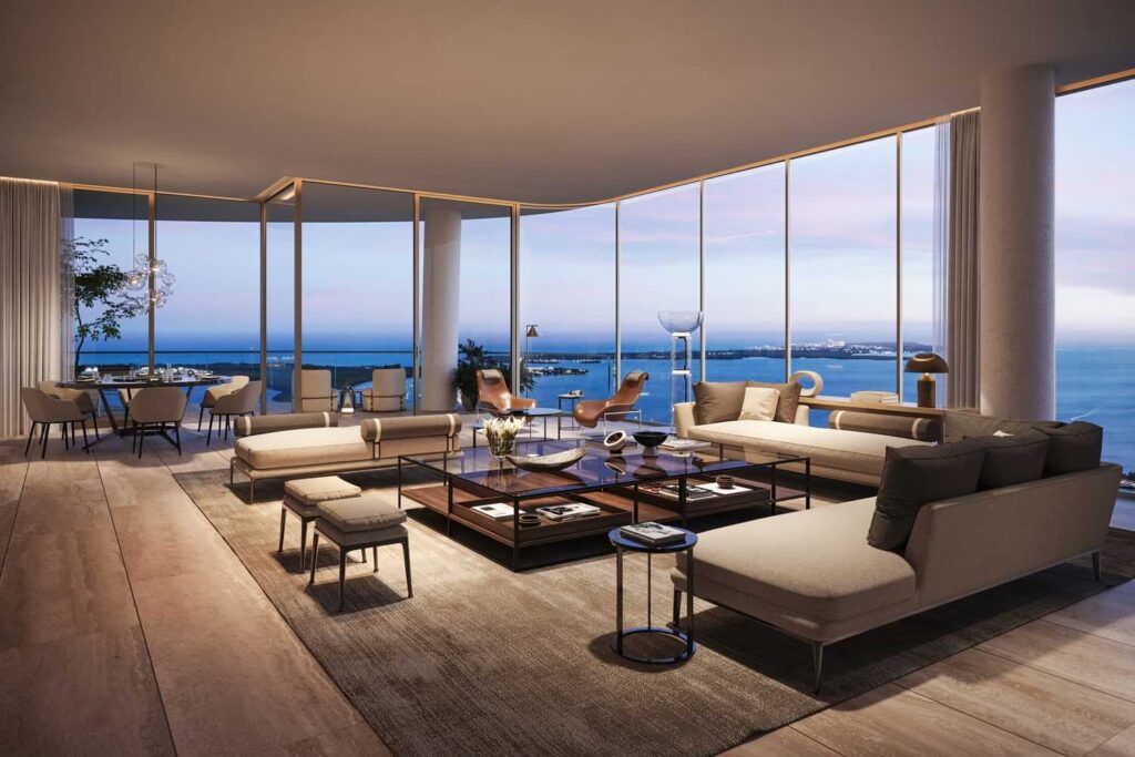 1428 Brickell Residences Interiors