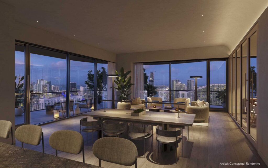 Lofty Brickell Residences Amenities