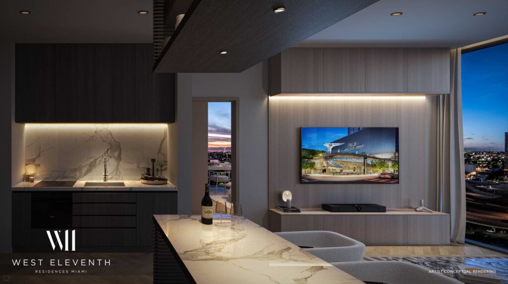 West Eleventh Residences Miami Interiors