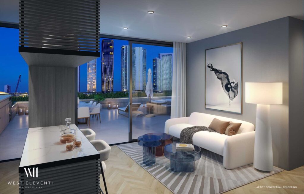 West Eleventh Residences Miami Interiors